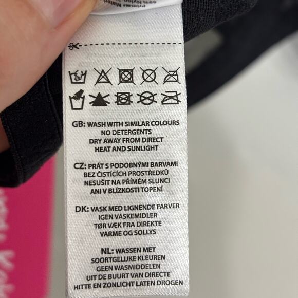 NWT Curvy Kate Stand Out Scooped Plunge Bra in Black Sparkle - Size 32H - Picture 8 of 8